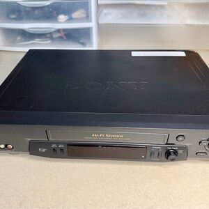 Sony SLV-N71 VCR 4 Head HiFi Stereo VHS Player Recorder - No Remote Tested WORKS